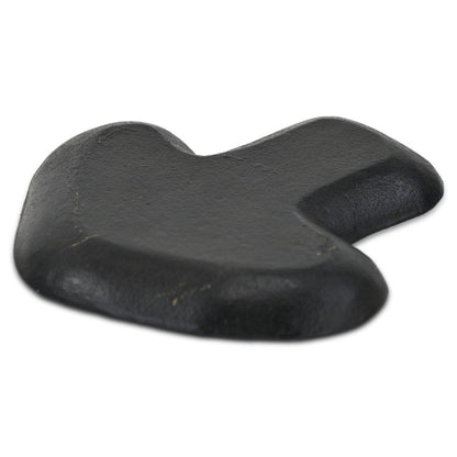 7" Black And Gold Cast Iron Handmade Mushroom Trinket Tray HomeRoots