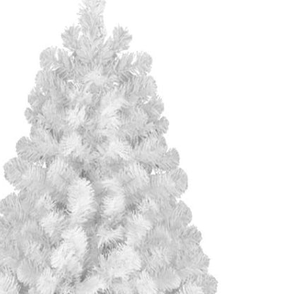 7' White Full Pine Christmas Tree HomeRoots