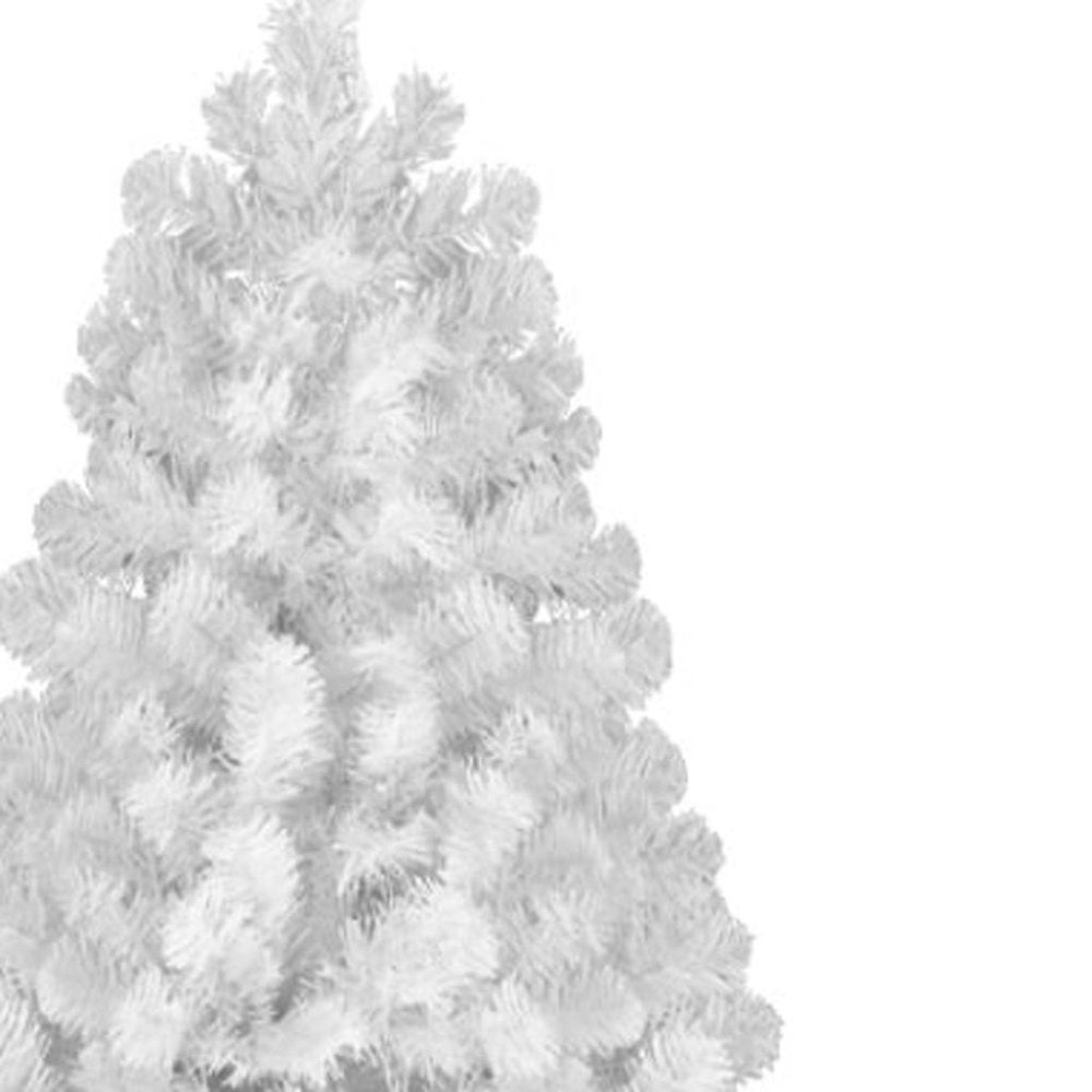 7' White Full Pine Christmas Tree HomeRoots