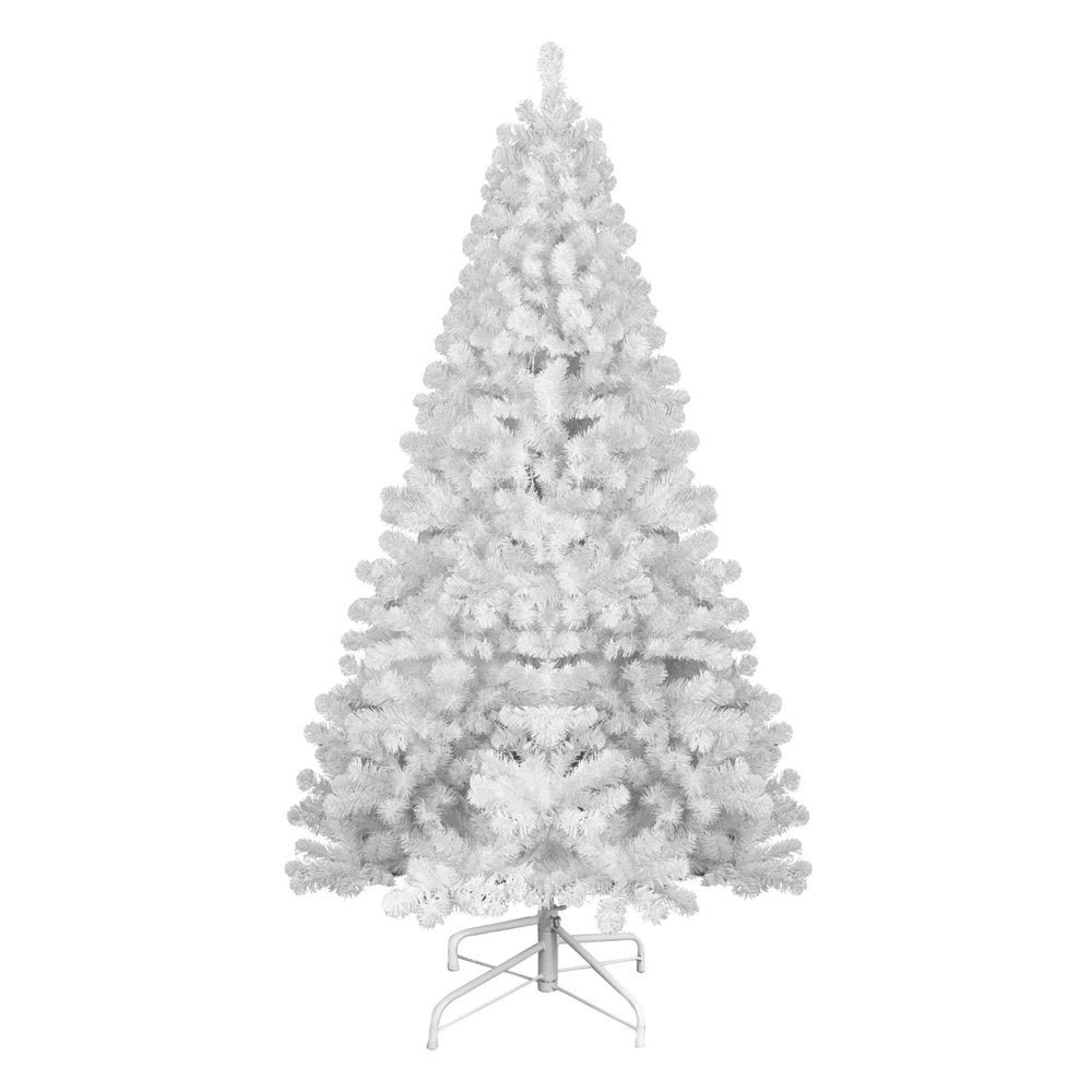 6' White Full Pine Christmas Tree HomeRoots