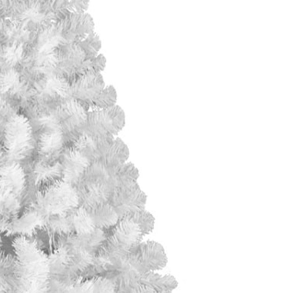 7' White Full Pine Christmas Tree HomeRoots