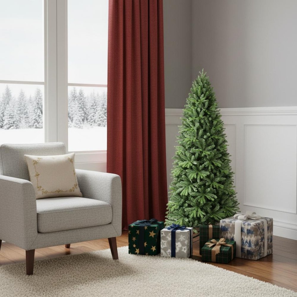 5' Slender Pine Christmas Tree HomeRoots
