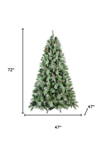 5' Full Pine Christmas Tree With Decorations HomeRoots