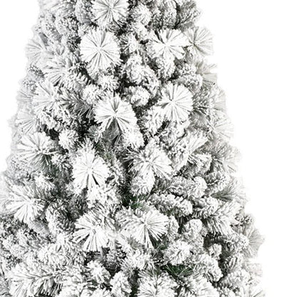 8' White Full Pine Christmas Tree HomeRoots