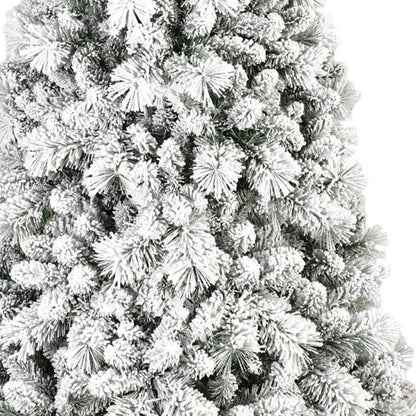 4' Full Flocked Pine Christmas Tree HomeRoots