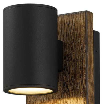 Black LED Dimmable Outdoor Hanging Light HomeRoots
