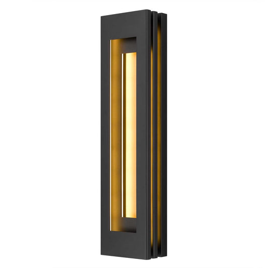 Black LED Dimmable Outdoor Hanging Light HomeRoots