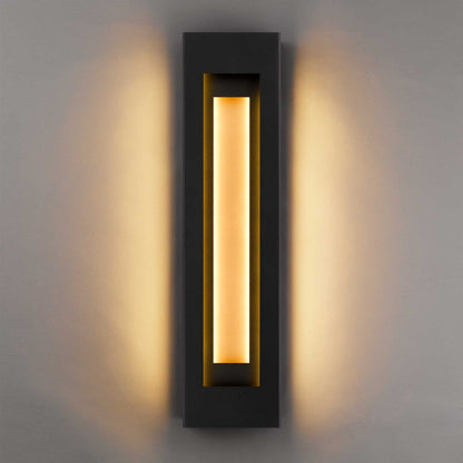 Black LED Dimmable Outdoor Hanging Light HomeRoots