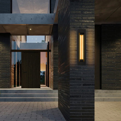 Black LED Dimmable Outdoor Hanging Light HomeRoots