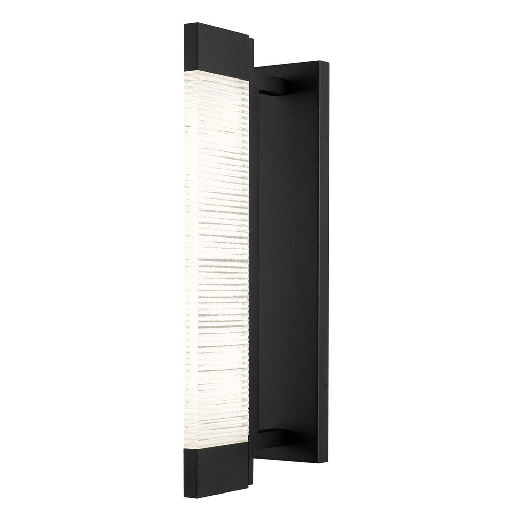 Black Crackled LED Dimmable Outdoor Hanging Light — view 1
