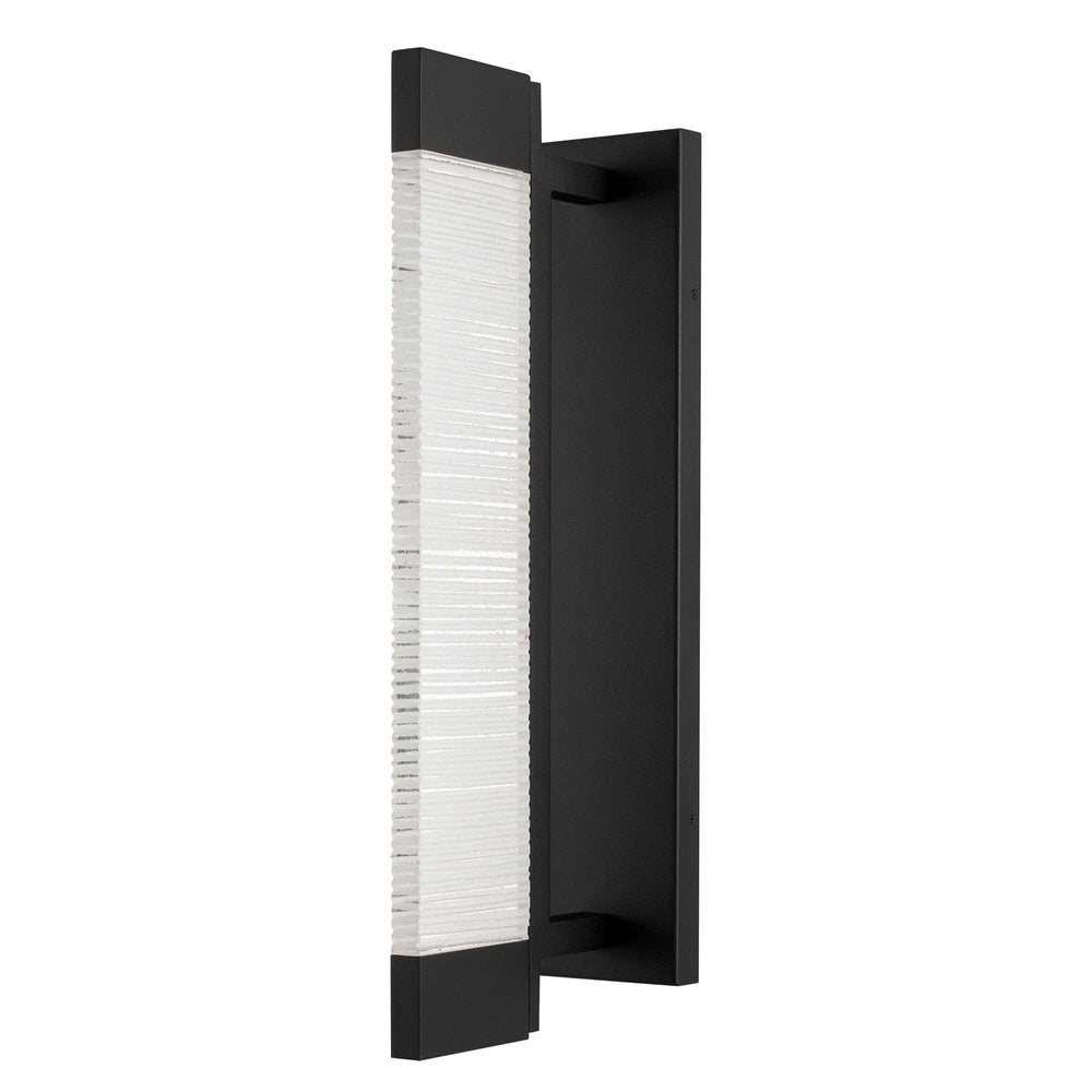Black Crackled LED Dimmable Outdoor Hanging Light — view 2