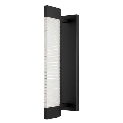Black Crackled LED Dimmable Outdoor Hanging Light