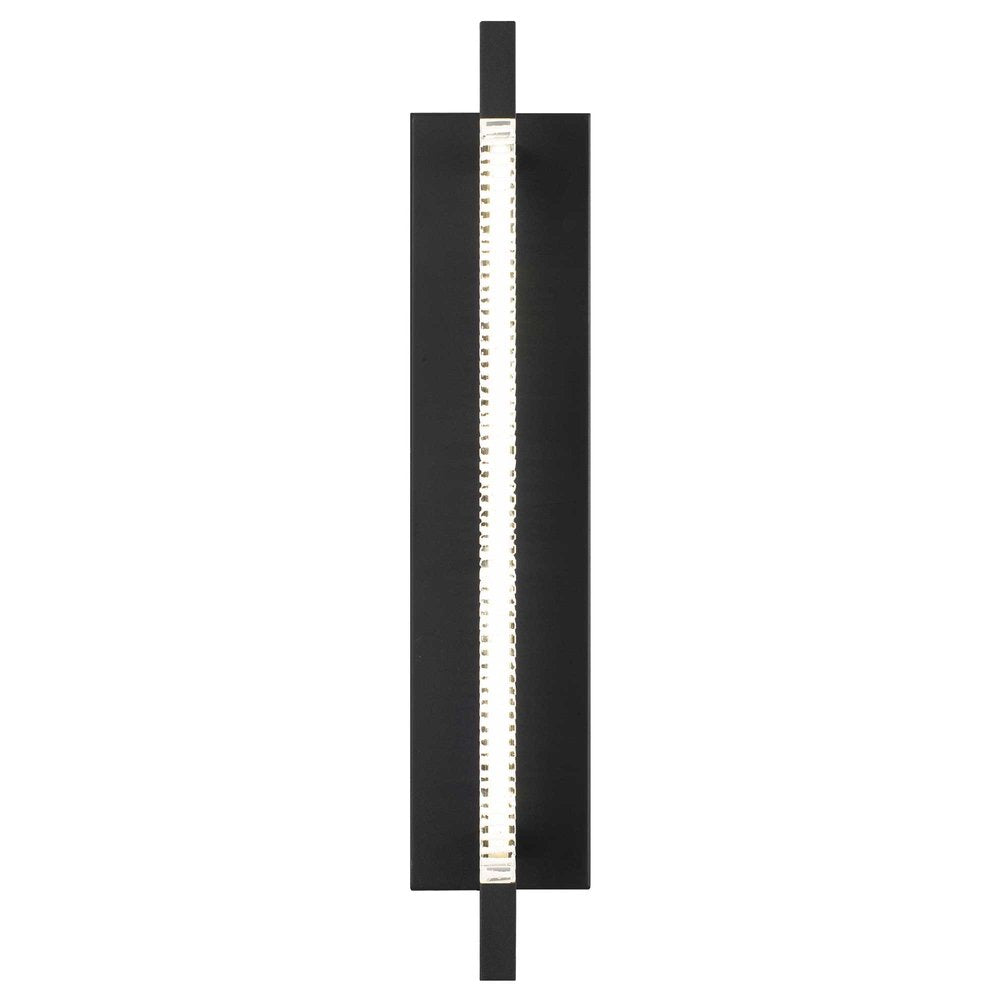 Black Crackled LED Dimmable Outdoor Hanging Light — view 3