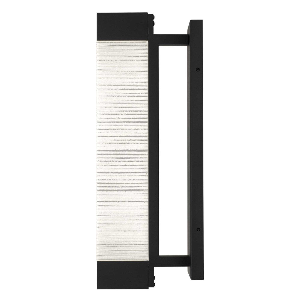 Black Crackled LED Dimmable Outdoor Hanging Light — view 4