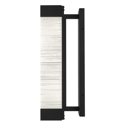 Black Crackled LED Dimmable Outdoor Hanging Light