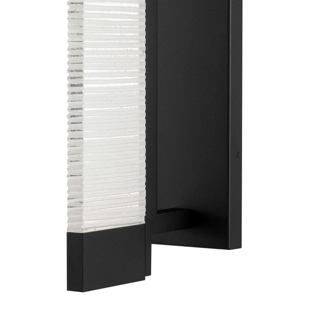 Black Crackled LED Dimmable Outdoor Hanging Light — view 5
