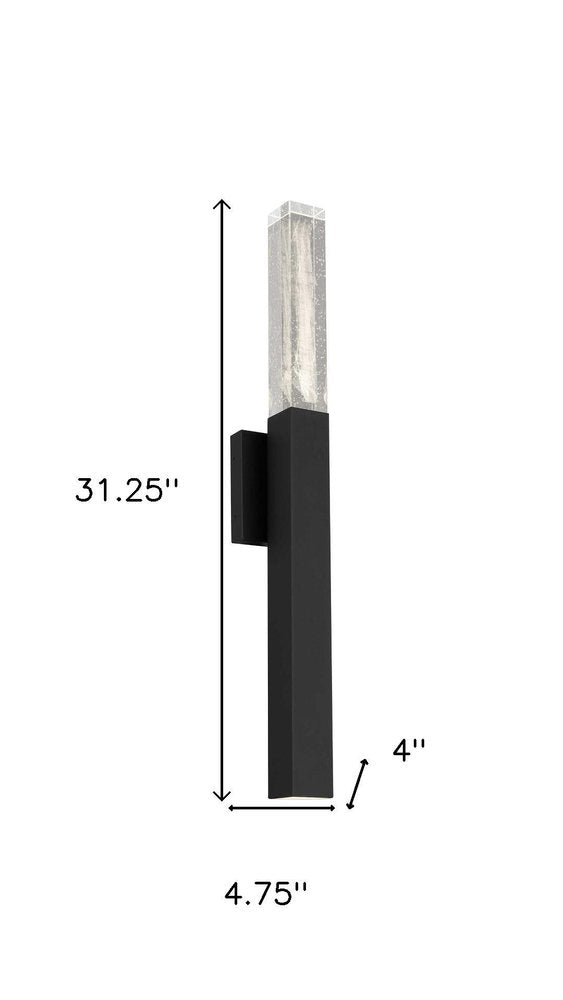 Black Transparent LED Dimmable Outdoor Hanging Light — view 5