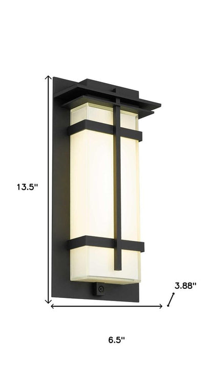 Black Colorful LED Dimmable Outdoor Hanging Light