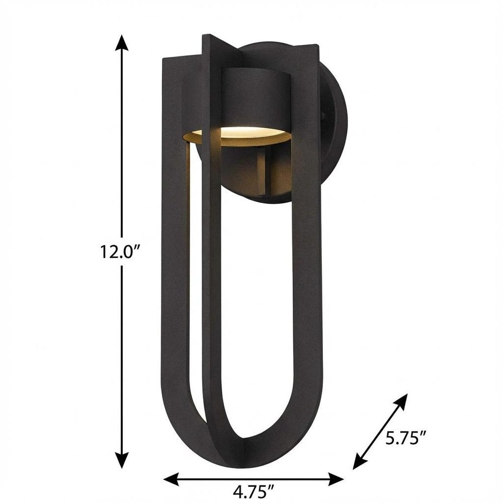 Bronze LED Dimmable Outdoor Hanging Light — view 6