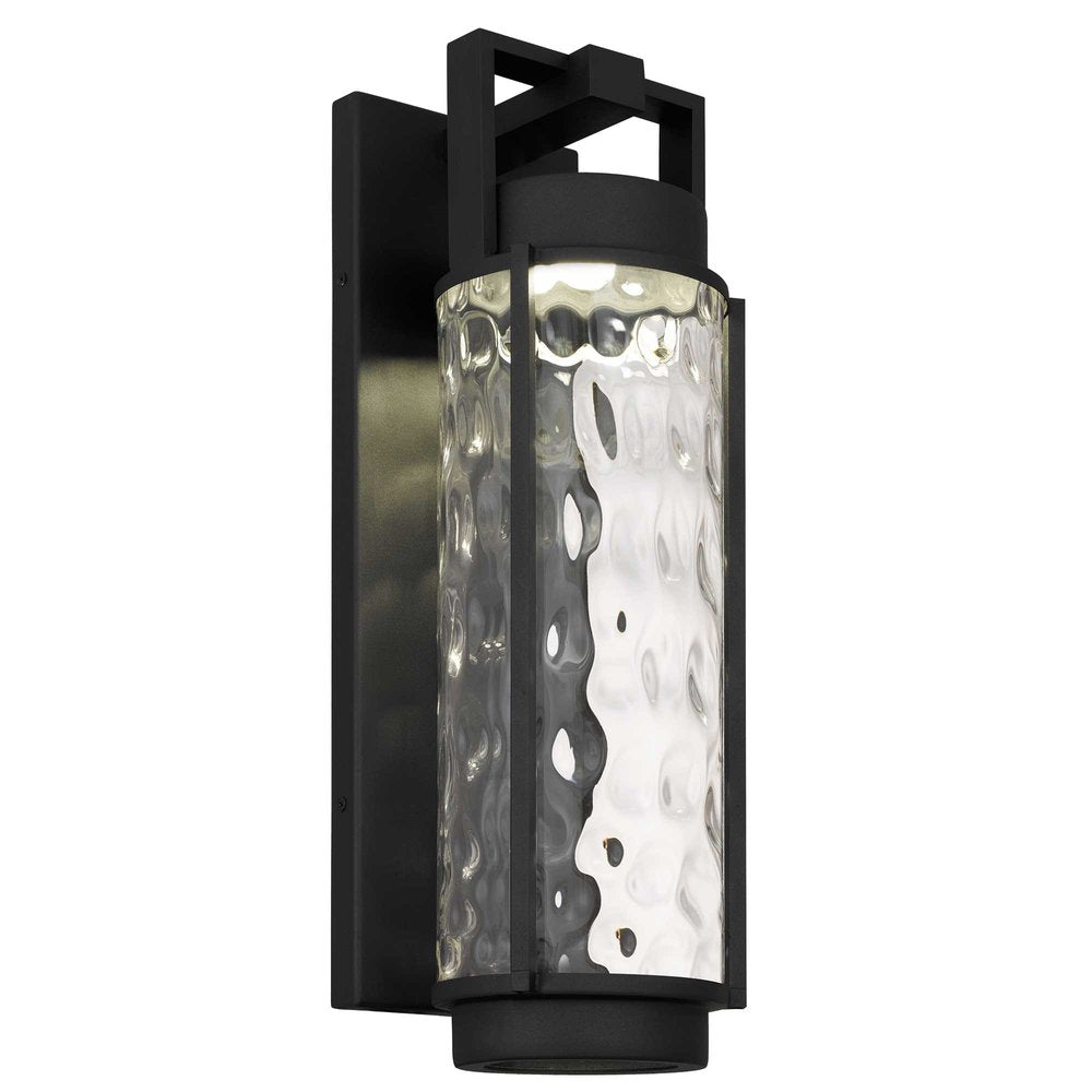 Black Hammered LED Dimmable Outdoor Hanging Light — view 1
