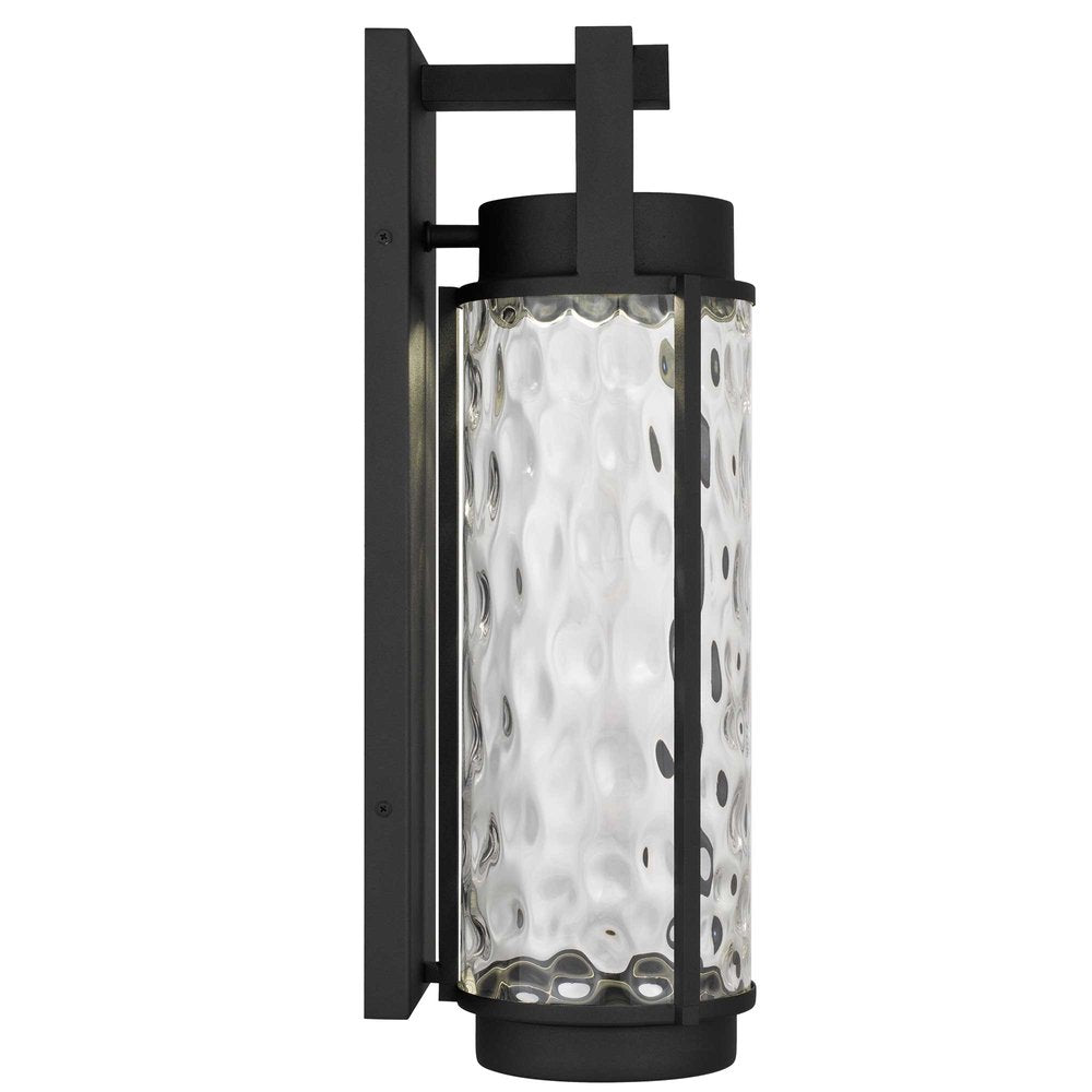 Black Hammered LED Dimmable Outdoor Hanging Light — view 3
