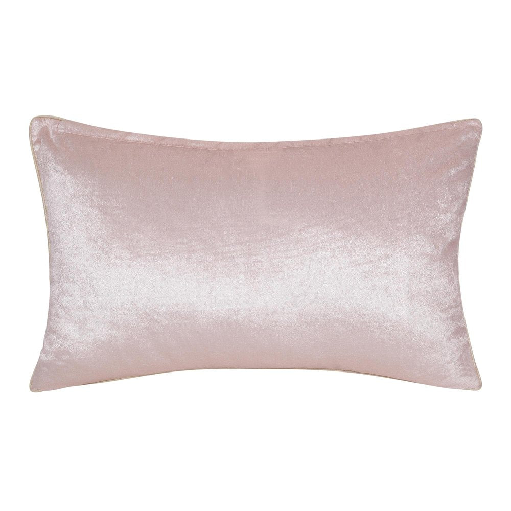 16" X 24" Gold And Pink Lumbar Abstract Throw Pillow Cover with Glitter — view 6