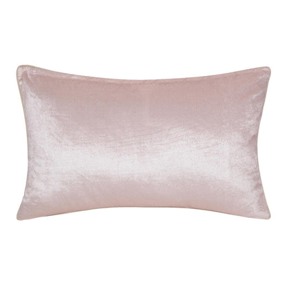 16" X 24" Gold And Pink Lumbar Abstract Throw Pillow Cover with Glitter