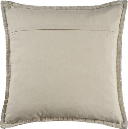Set of Two 22" X 22" Gray Lumbar Cotton Throw Pillow Covers