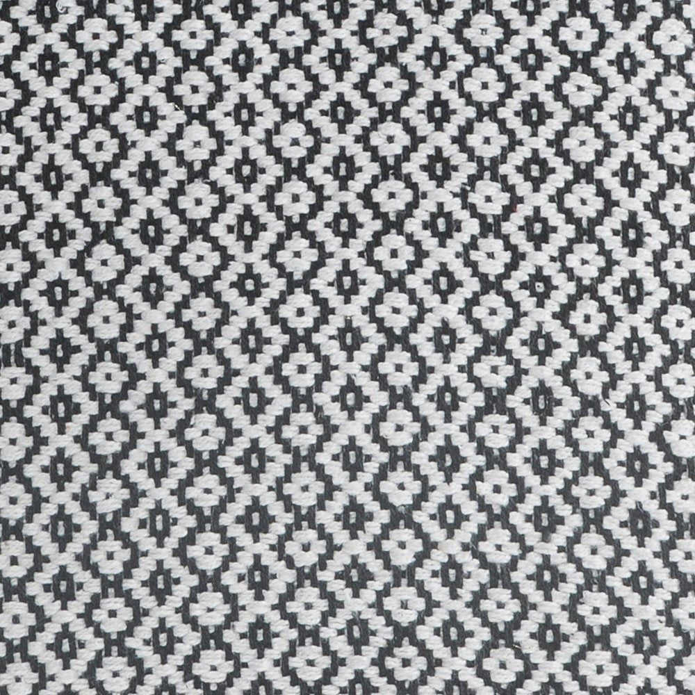 Set of Two 18" X 18" Black And White Lumbar Geometric Cotton Throw Pillow Covers — view 3