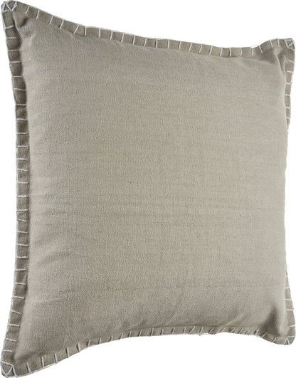 Set of Four 22" X 22" Gray Lumbar Cotton Throw Pillow Covers