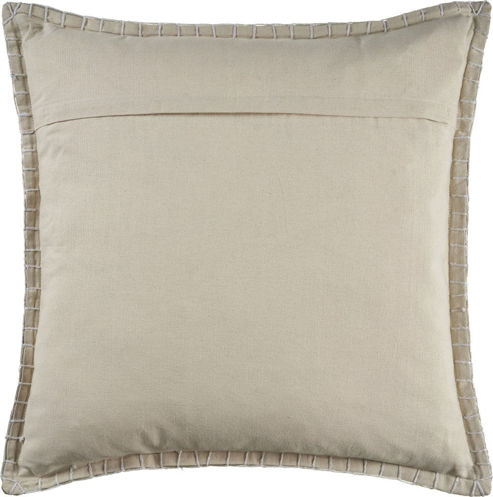 Set of Four 22" X 22" Gray Lumbar Cotton Throw Pillow Covers — view 3