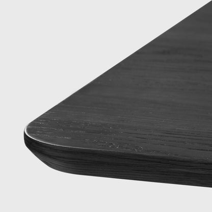 67" Black Solid Wood Double Pedestal Base Dining Table HomeRoots
