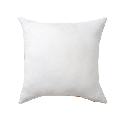 24" Rust And Ivory Striped Linen Blend Throw Pillow