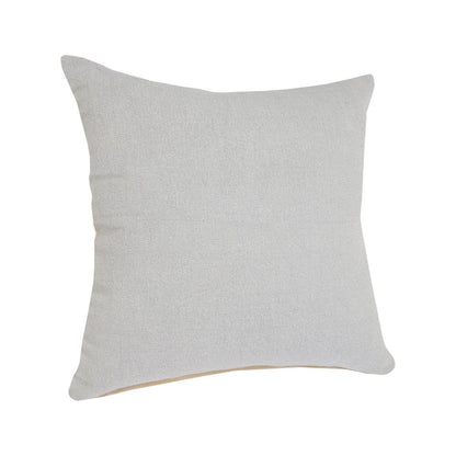 Set of Two 20" Gray Cotton Throw Pillows