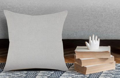 Set of Two 20" Gray Cotton Throw Pillows