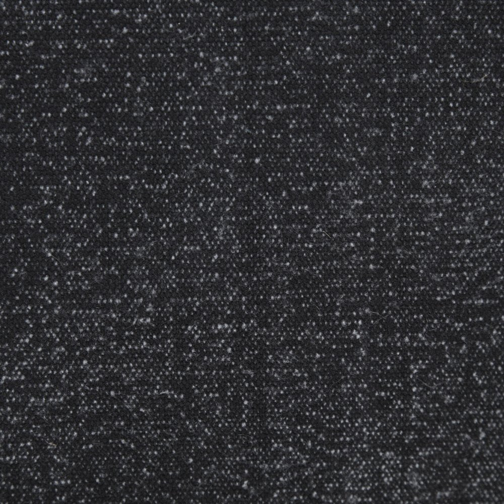 Set of Two 20" Black Cotton Throw Pillows