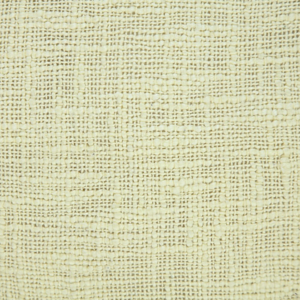 Set of Two 20" Yellow Cotton Throw Pillows with Tassels — view 5