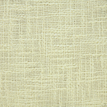 Set of Two 20" Yellow Cotton Throw Pillows with Tassels