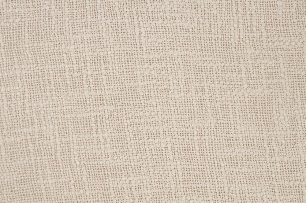 Set of Four 20" Beige Cotton Throw Pillows