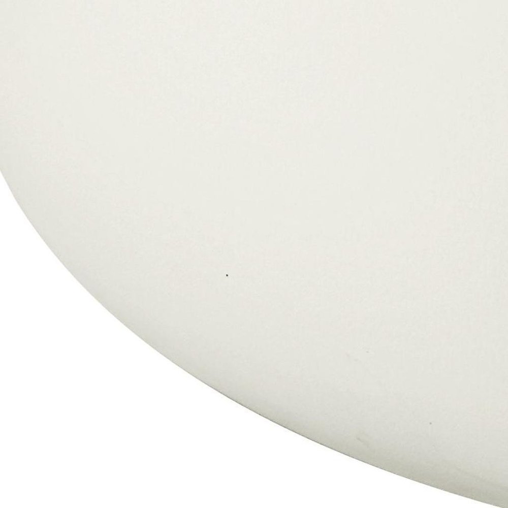 31" White Cement Round Drum Coffee Table HomeRoots