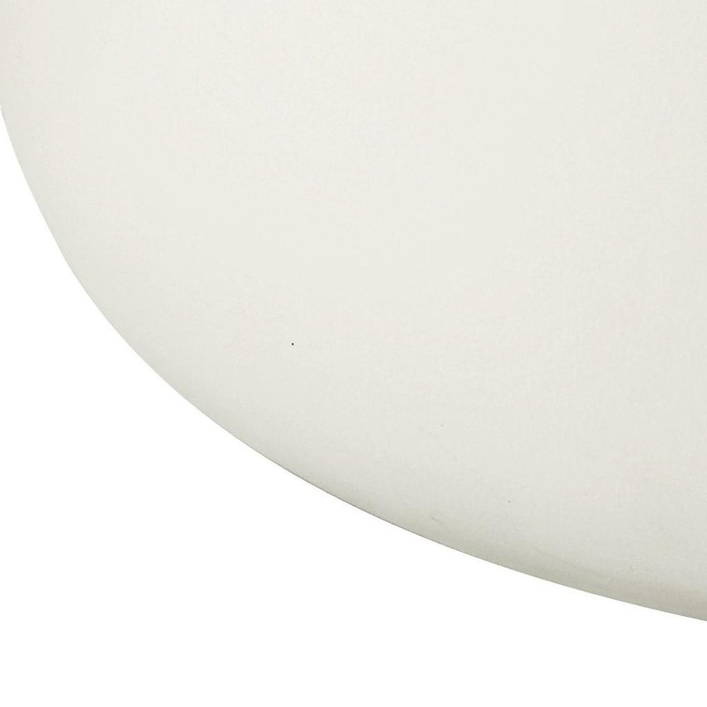 31" White Cement Round Drum Coffee Table HomeRoots