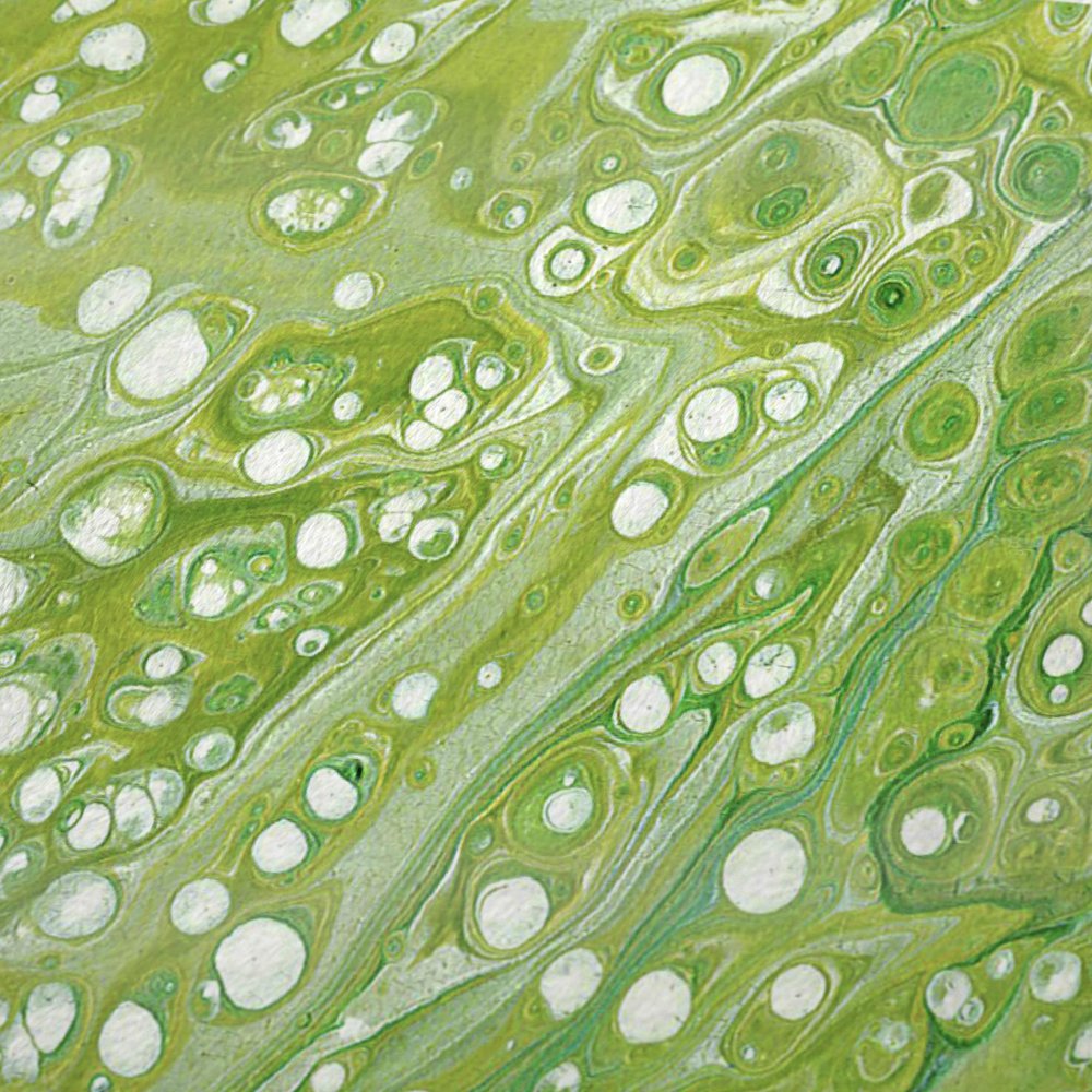 50" X 70" Green And Off White Abstract Plush Throw Blanket HomeRoots