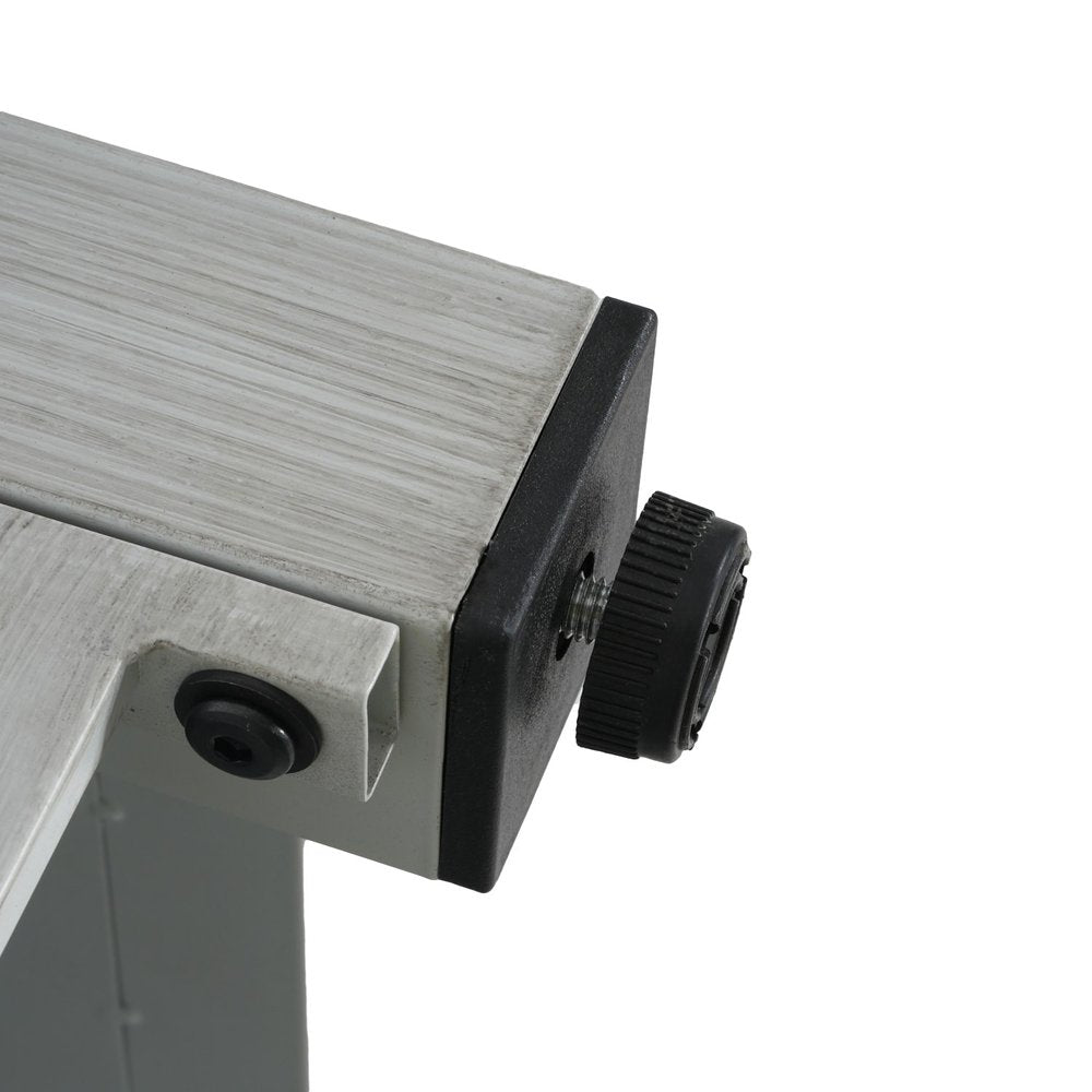 50000 BTU 45" Gray Aluminum Propane Rectangular Fire Pit With Cover HomeRoots