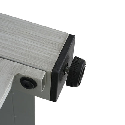 50000 BTU 45" Gray Aluminum Propane Rectangular Fire Pit With Cover HomeRoots