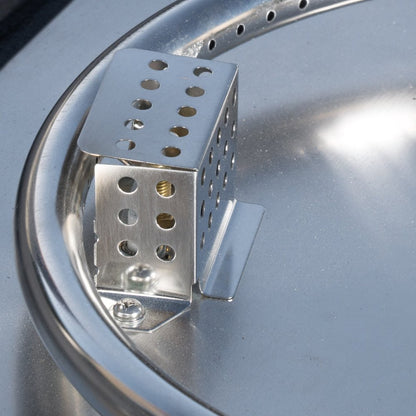 40000 BTU 32" Gray Steel Propane Rectangular Fire Pit With Cover HomeRoots