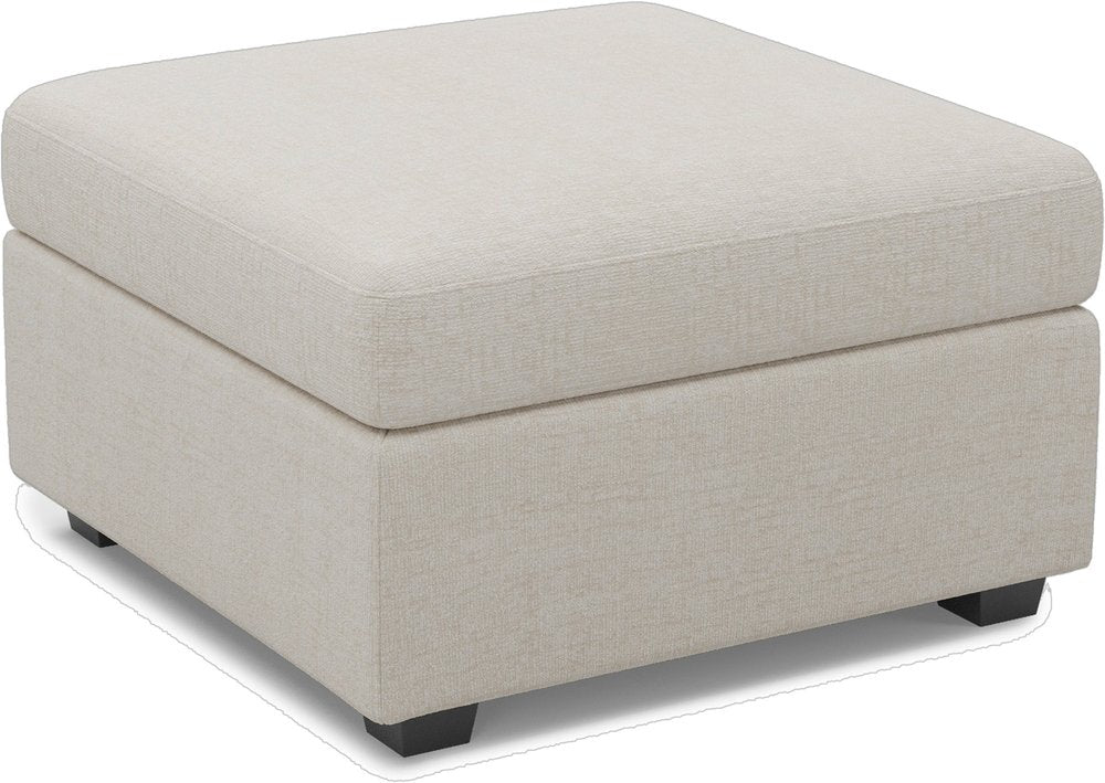 30" Gray and Black Corduroy Storage Ottoman HomeRoots