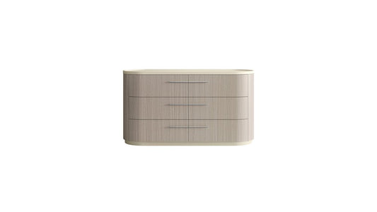 60" Beige And Oak Wood Six Drawer Double Dresser HomeRoots