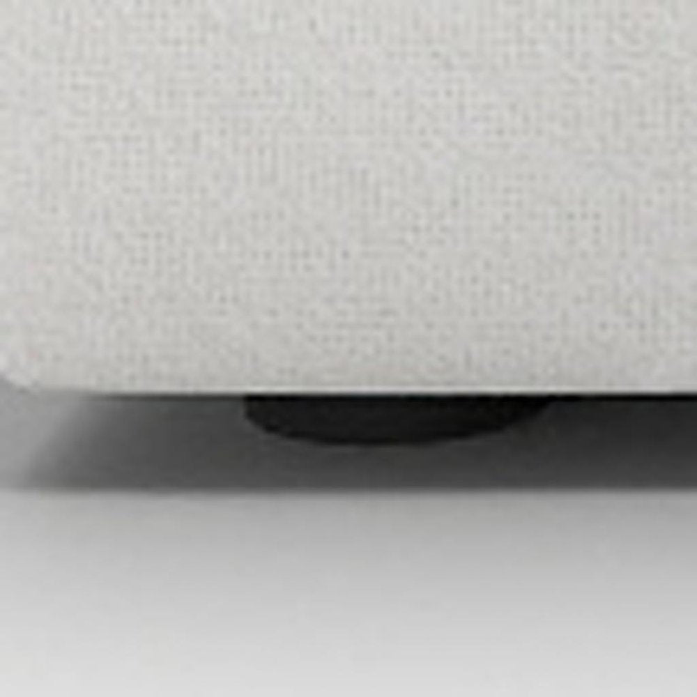 80" White Linen Blend Modular Loveseat and Toss Pillows HomeRoots