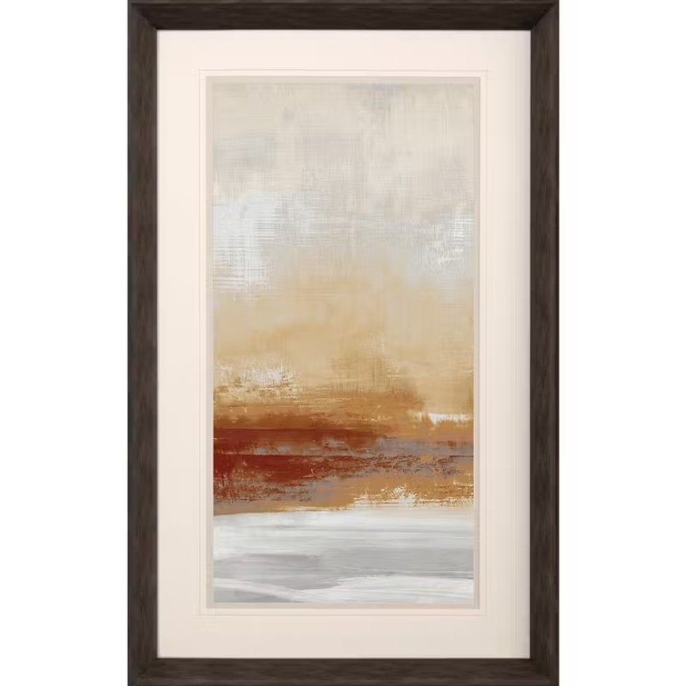 Unify Amber III Dark Brown Framed Wall Art