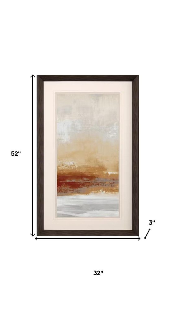 Unify Amber III Dark Brown Framed Wall Art — view 4